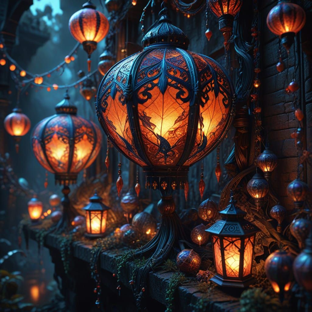 Vibrant Toothfairy Festival Digital Matte Painting
