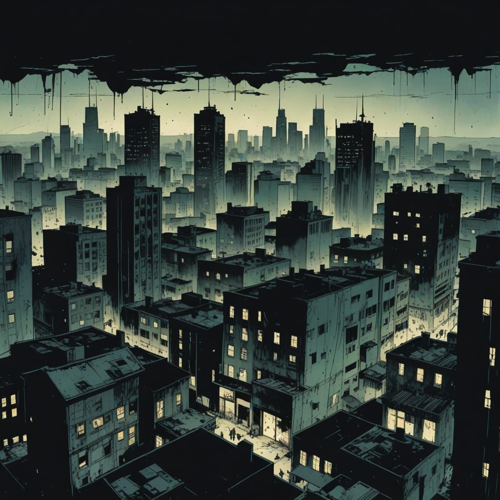 Gritty Urban Decay in Inky Black Grunge