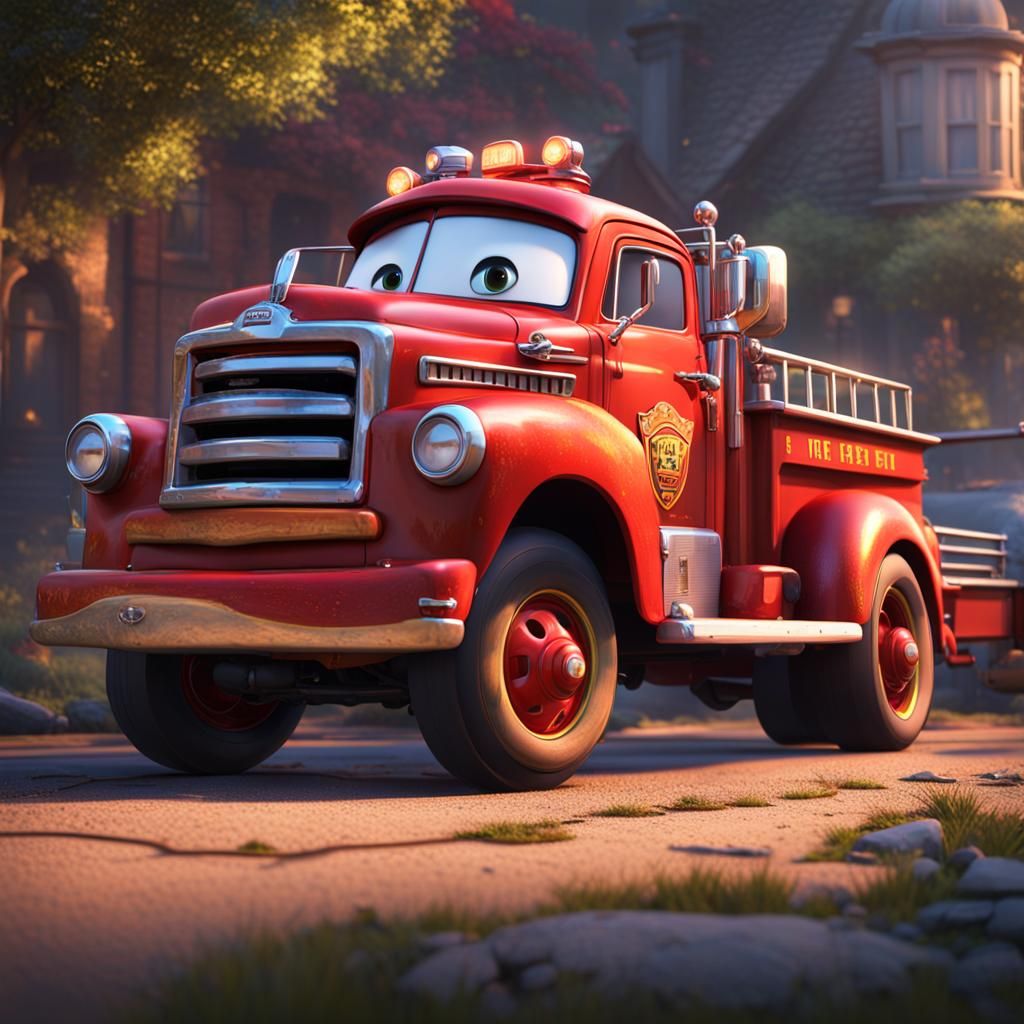 Tow Truck Fire Truck: Disney Pixar Cars