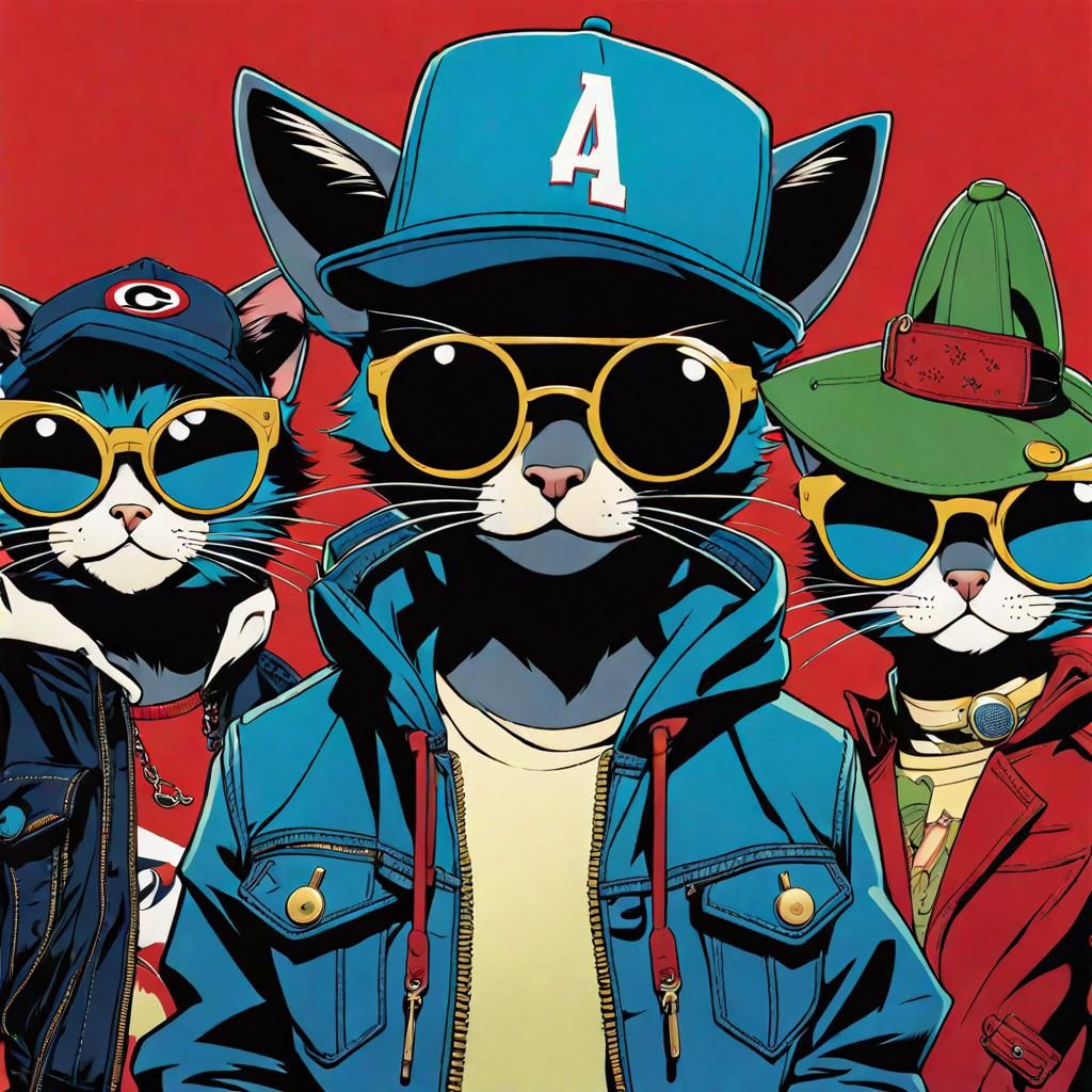 Hip-Hop Fashion Kittens