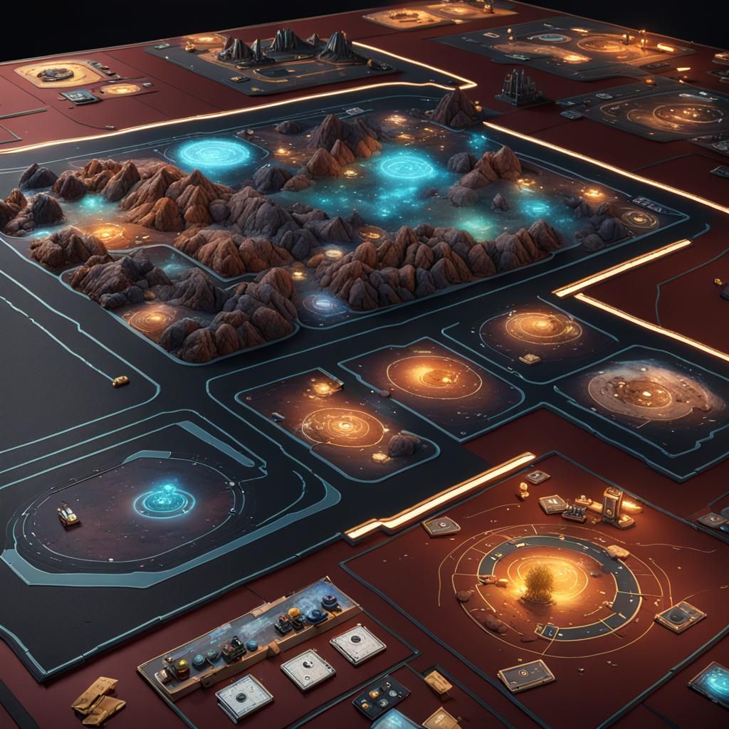 Klingon Trouble with Tribbles Board Game Art