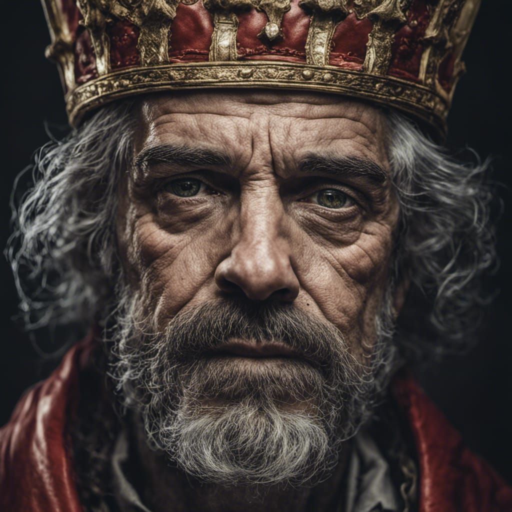 Portuguese King Portrait with YouTube Logo