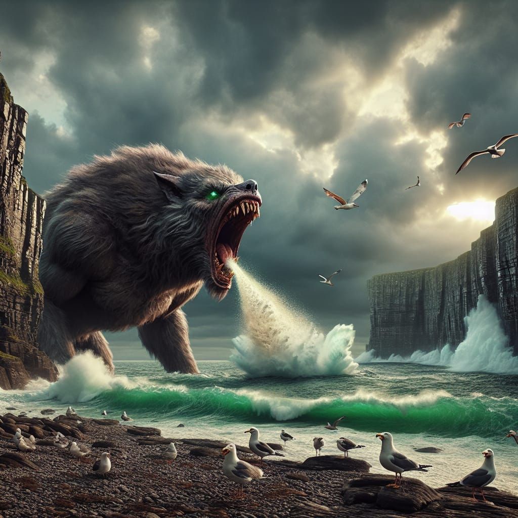 The Loudest Burp The Chonky Werewolf Could Unleash on The Rocky Coast of Ireland II