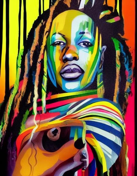 Subversive Rasta Concept Art in Dub Ambient Style