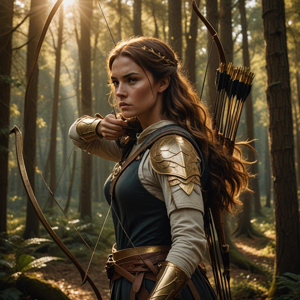 Artemis Film Still: Golden Light and Shadow