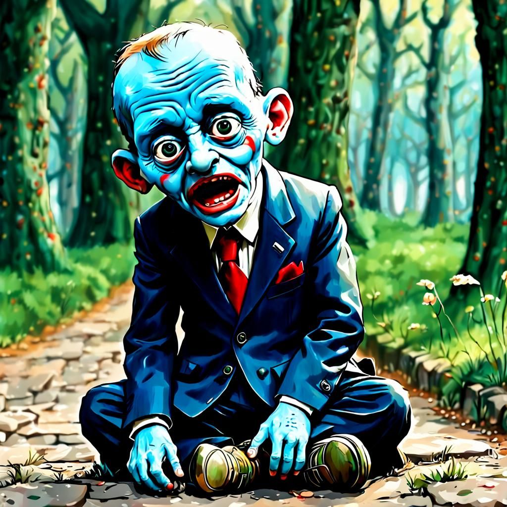 Surreal Doll: Absurd Manga-Inspired Art