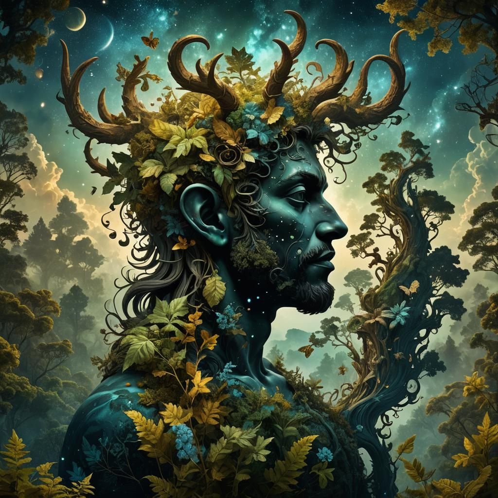 Pan is the god of forests, hunters and shepherds