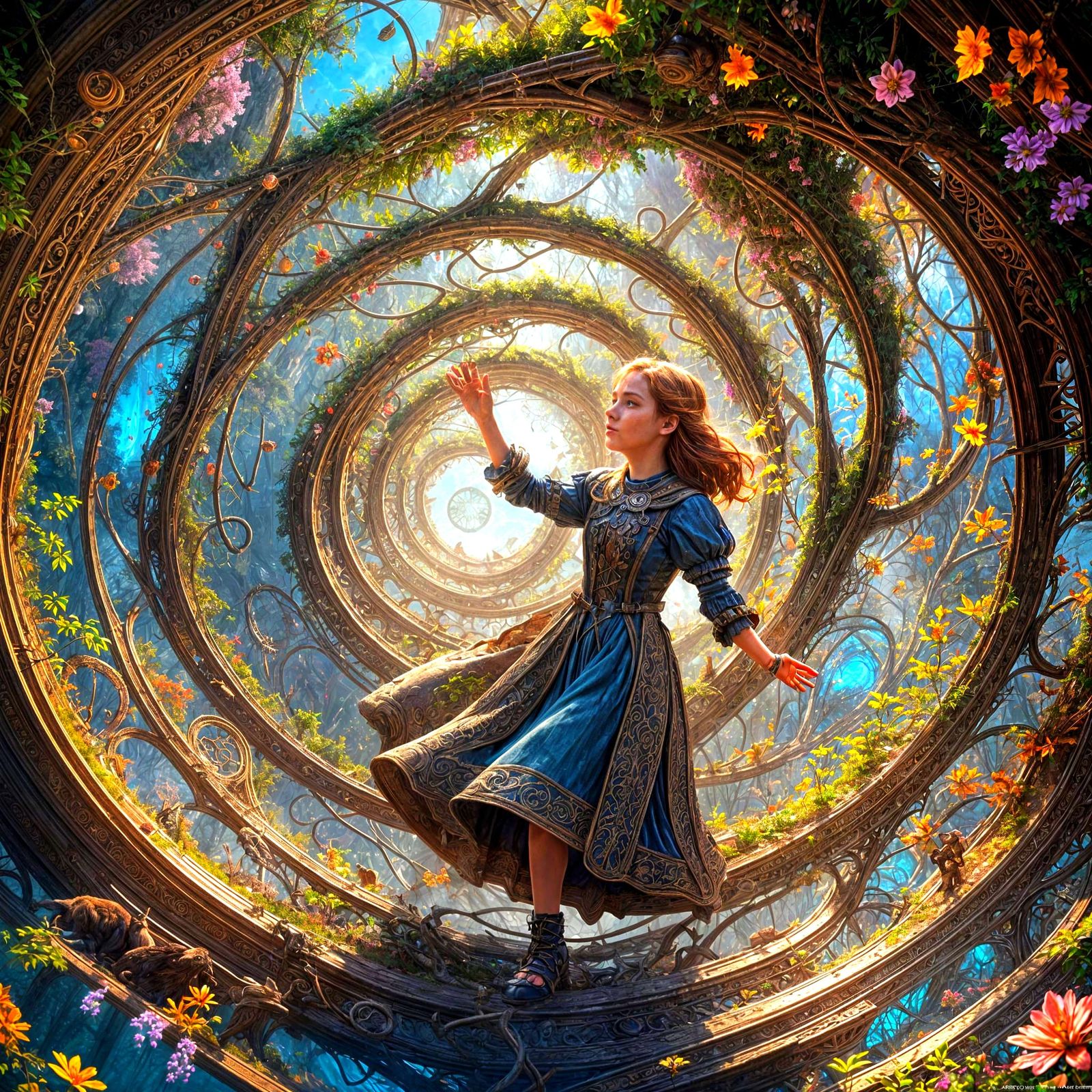 Fantastical Journey Through the Rabbit Hole