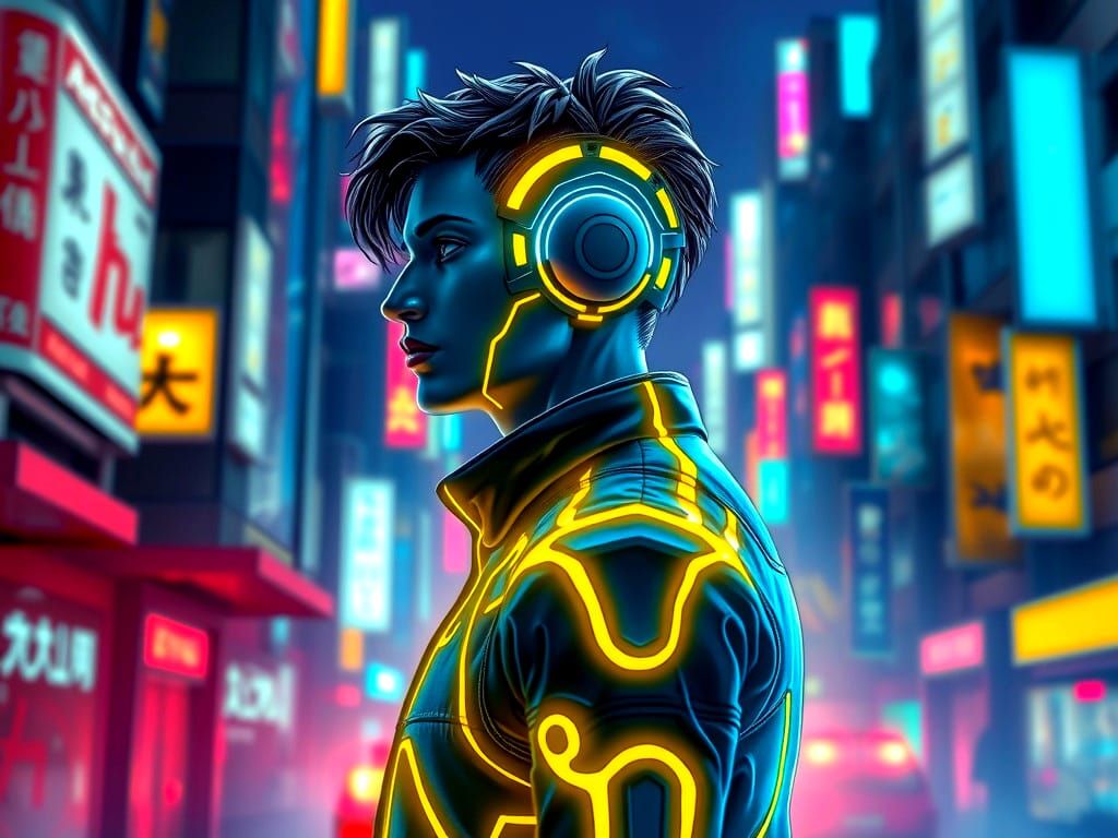 Cyberpunk Portrait in 8K Ultra HD