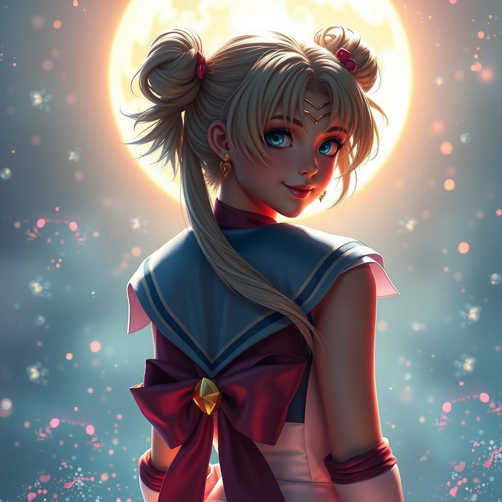 Sailor Moon in Vivid Fantasy Realism
