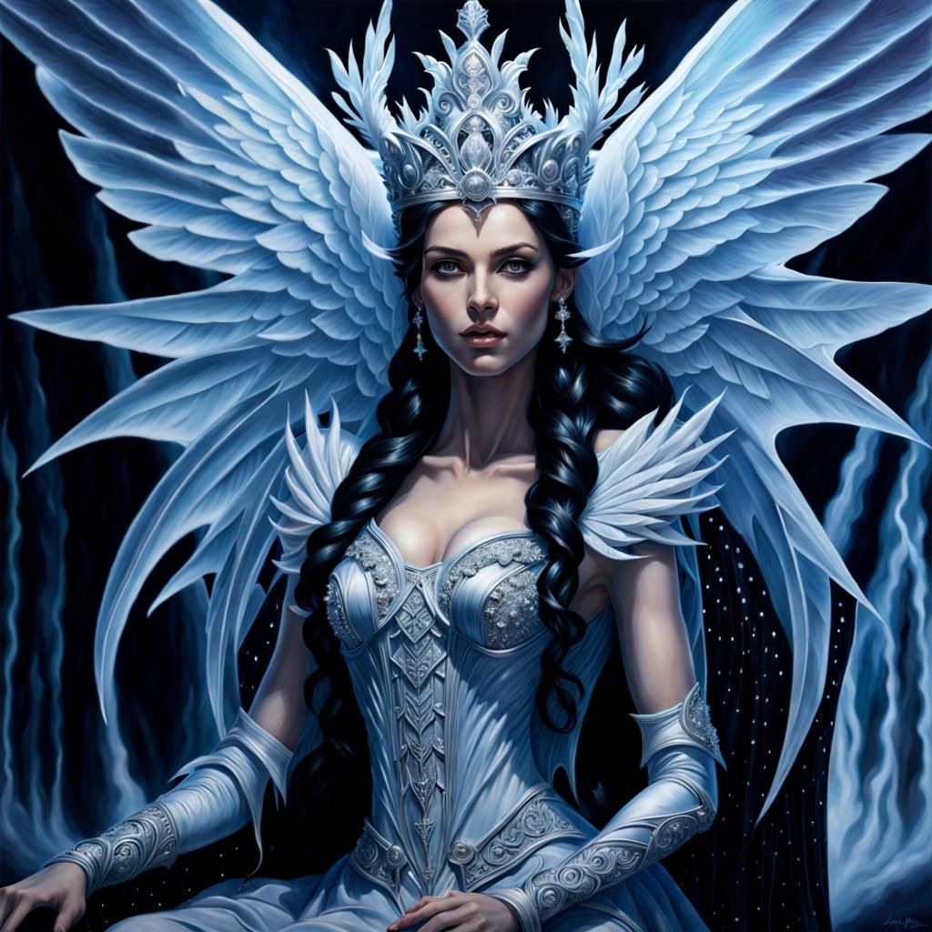 Fae Queen with Ice Sculpted Wings