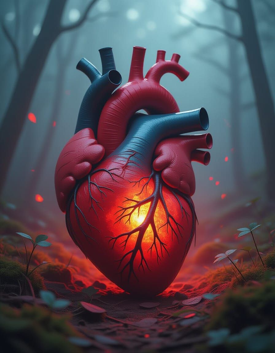 Hyper-Realistic Heart: Melancholy, Horror, and Hope