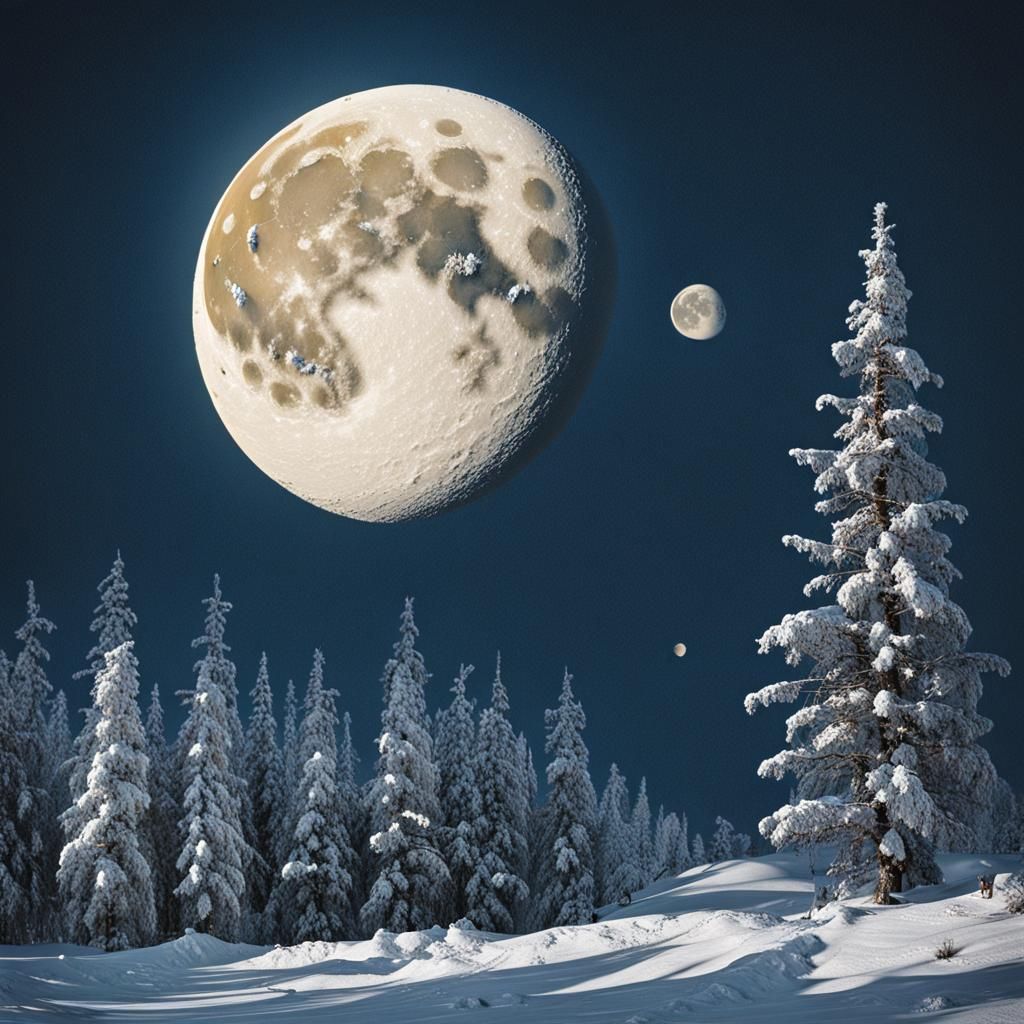 AI Generated Image of the Moon