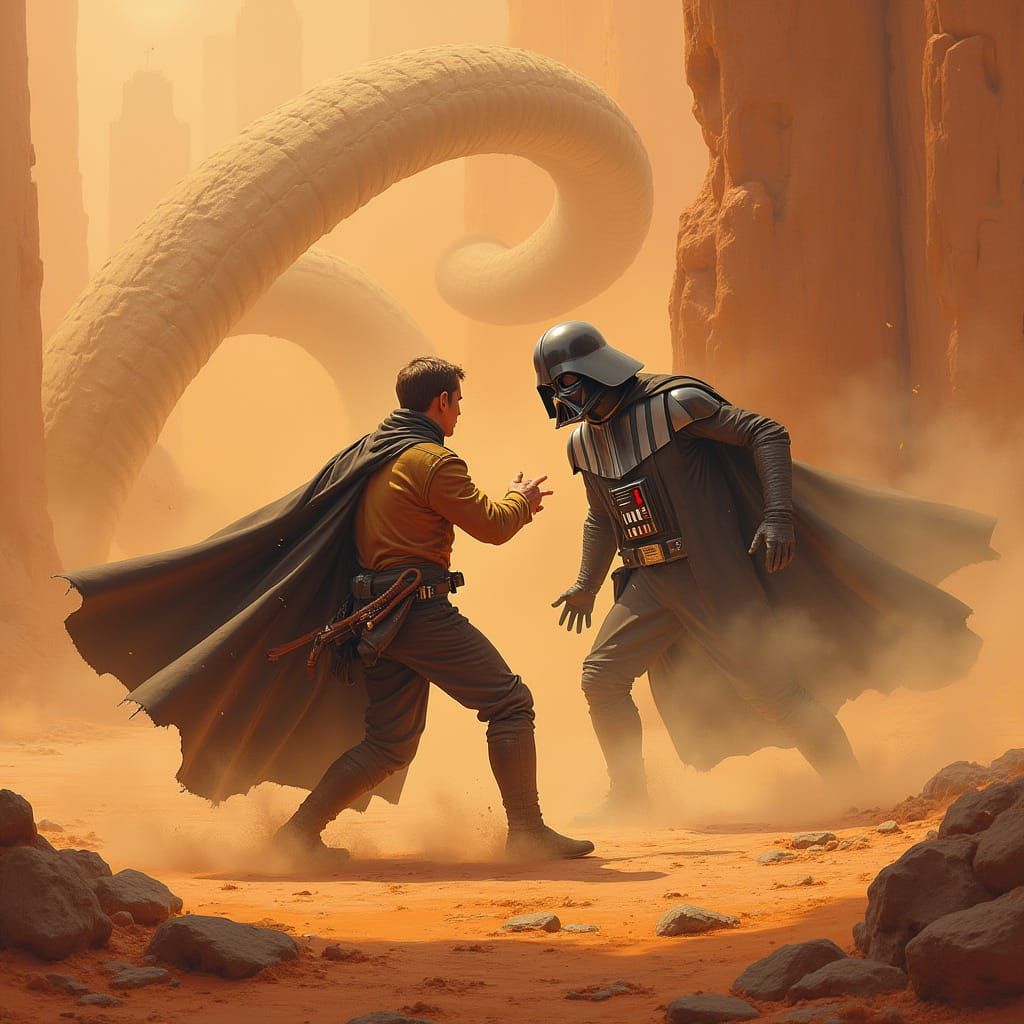 Epic Sci-Fi Battle on Arakis