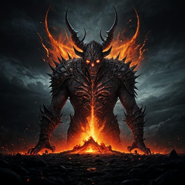 Colossal Infernal Tyrant Beast of Stone and Fire