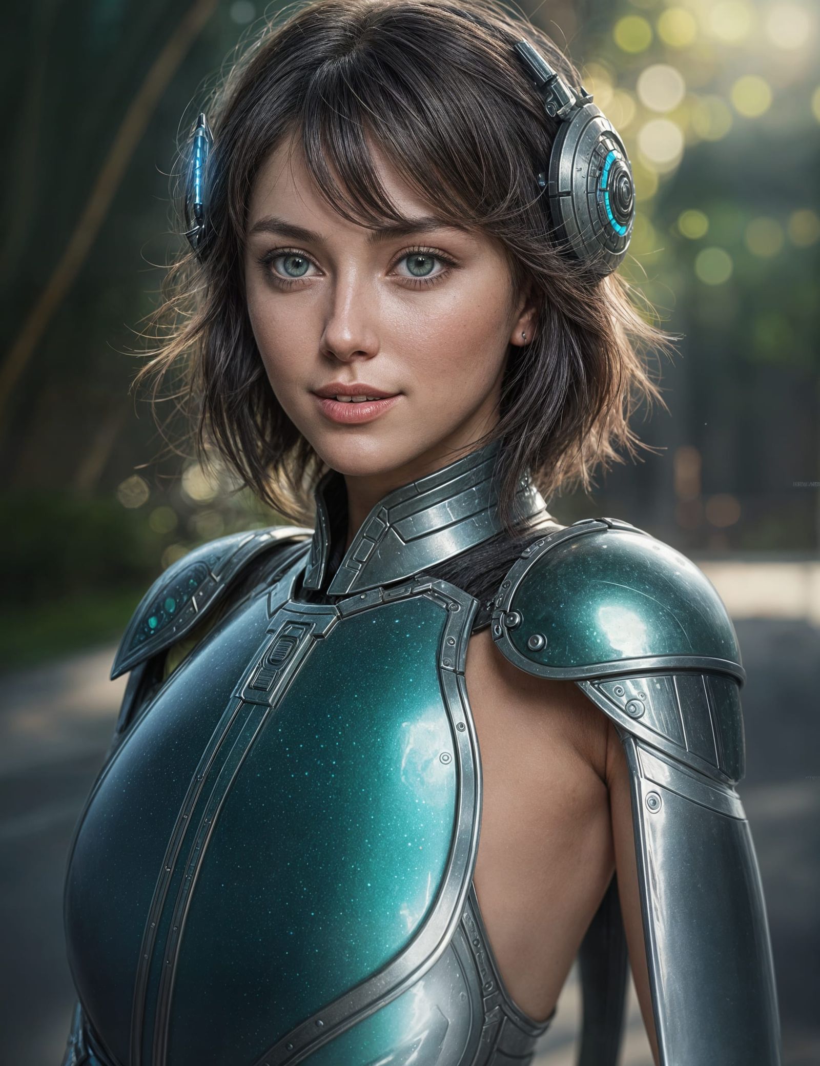 Star Wars Warrior Woman with Futuristic Armor