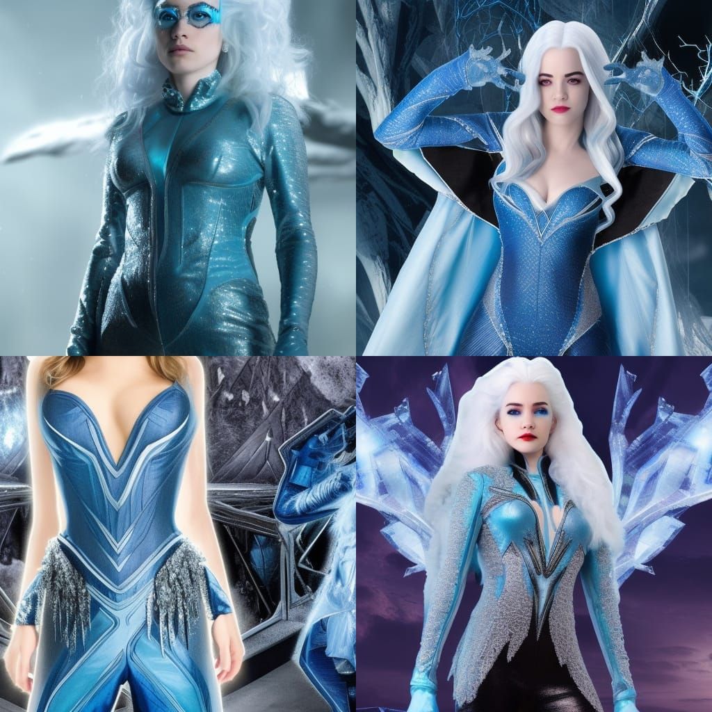 Epic Ice Queen in Killer Frost Suit