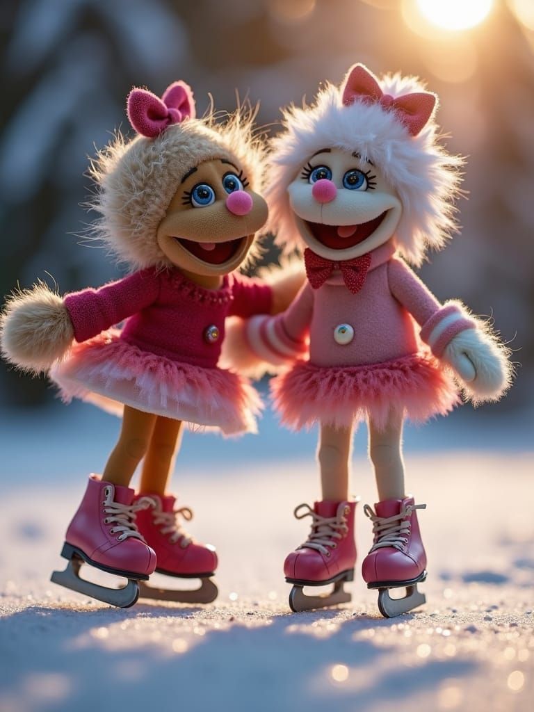 Muppet Ice Dancers Perform Stunning Tricks