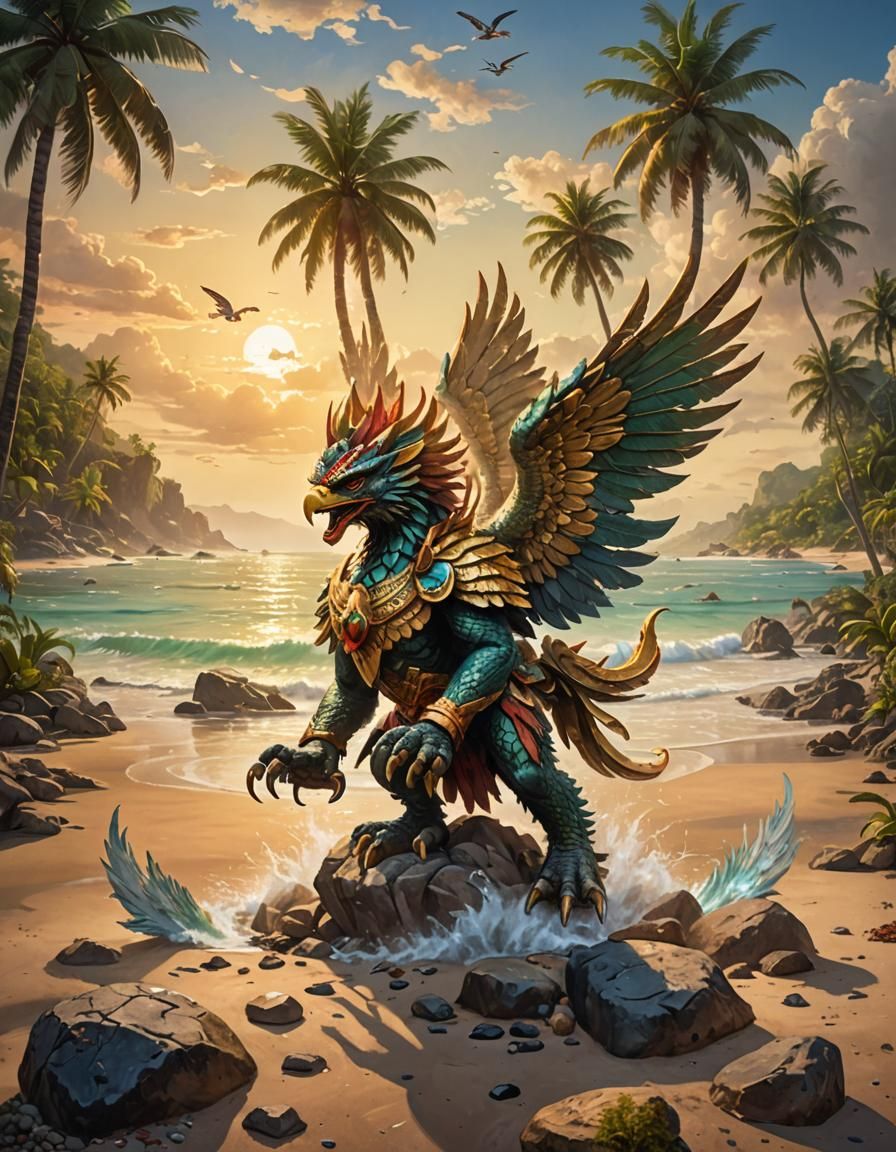 Garuda, the powerful bird.
