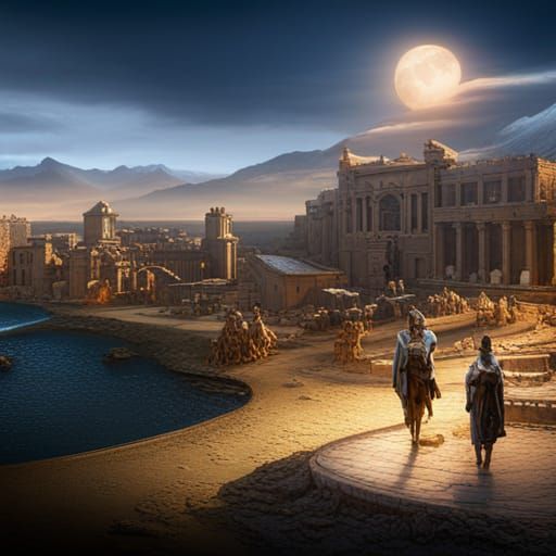 Alexander the Great: Detailed Matte Painting