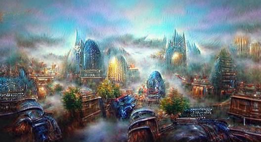 Ethereal Apocalypse City in 4K Resolution
