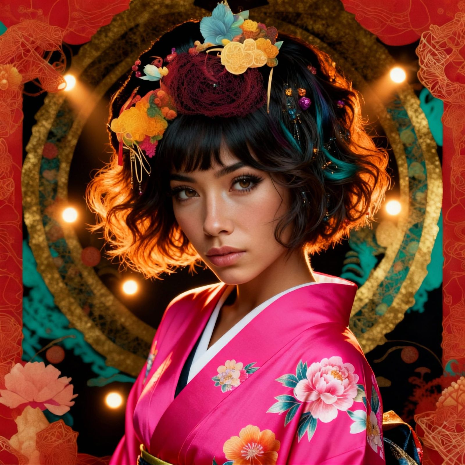 Woman Reimagined with Vibrant New Colors and Style