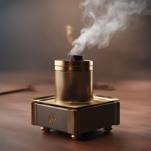 Wooden instant incense burner