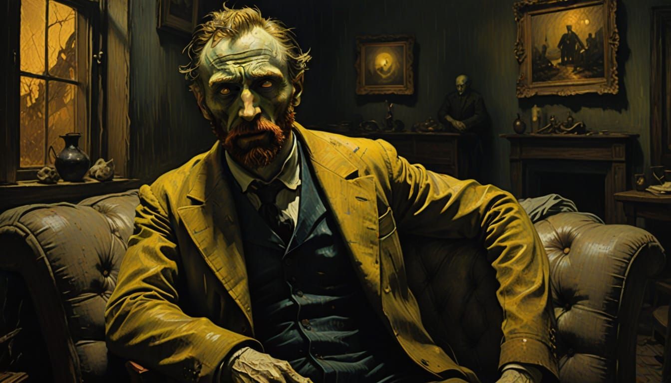 Xanthic Zombified Bachelor (open prompt)....