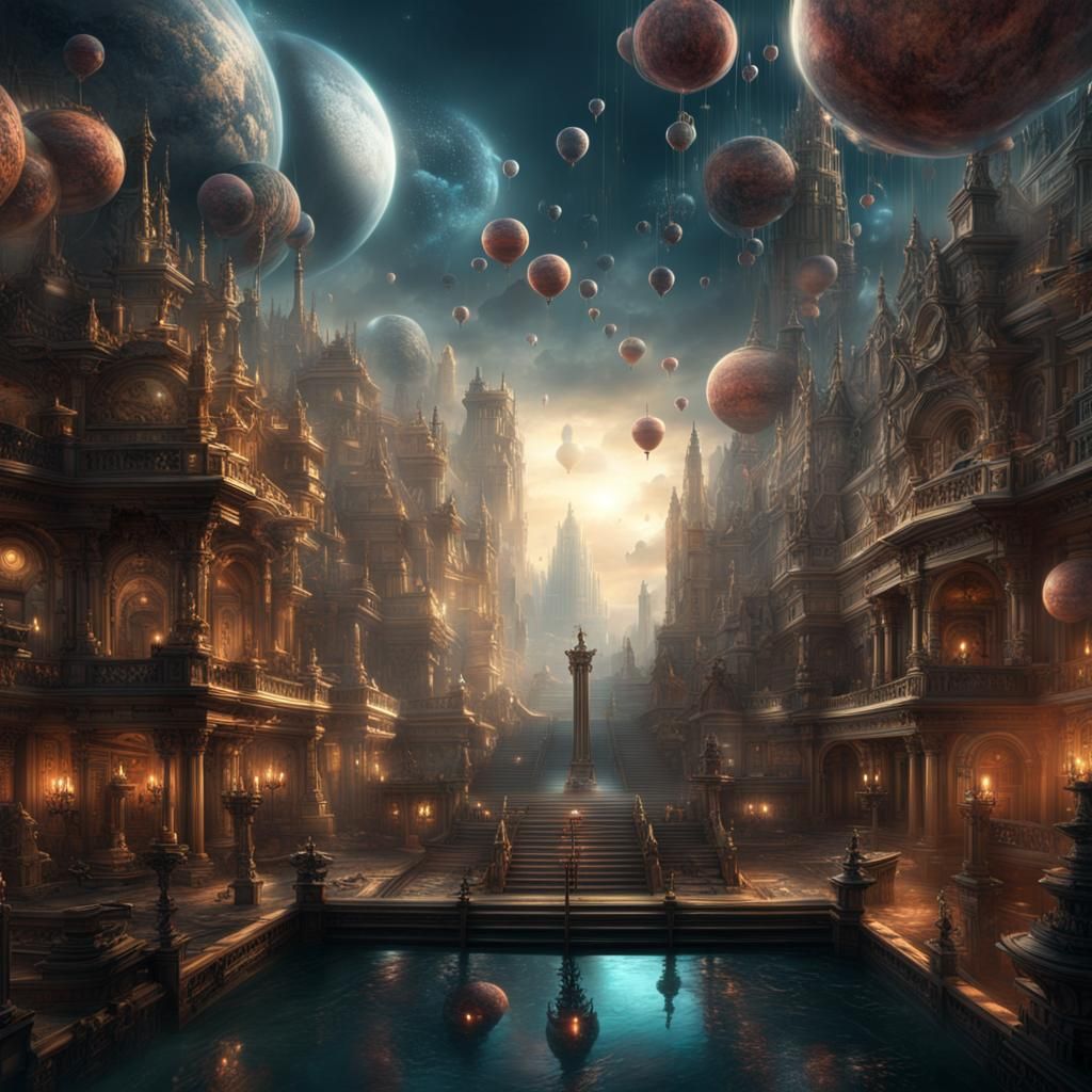 Law of Attraction: A Digital Matte Painting