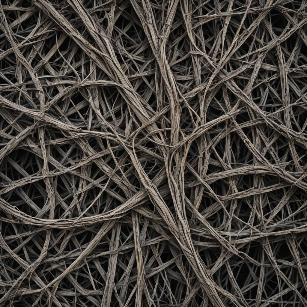 Endurance in Darkness: A Hyperrealistic Atmospheric Image