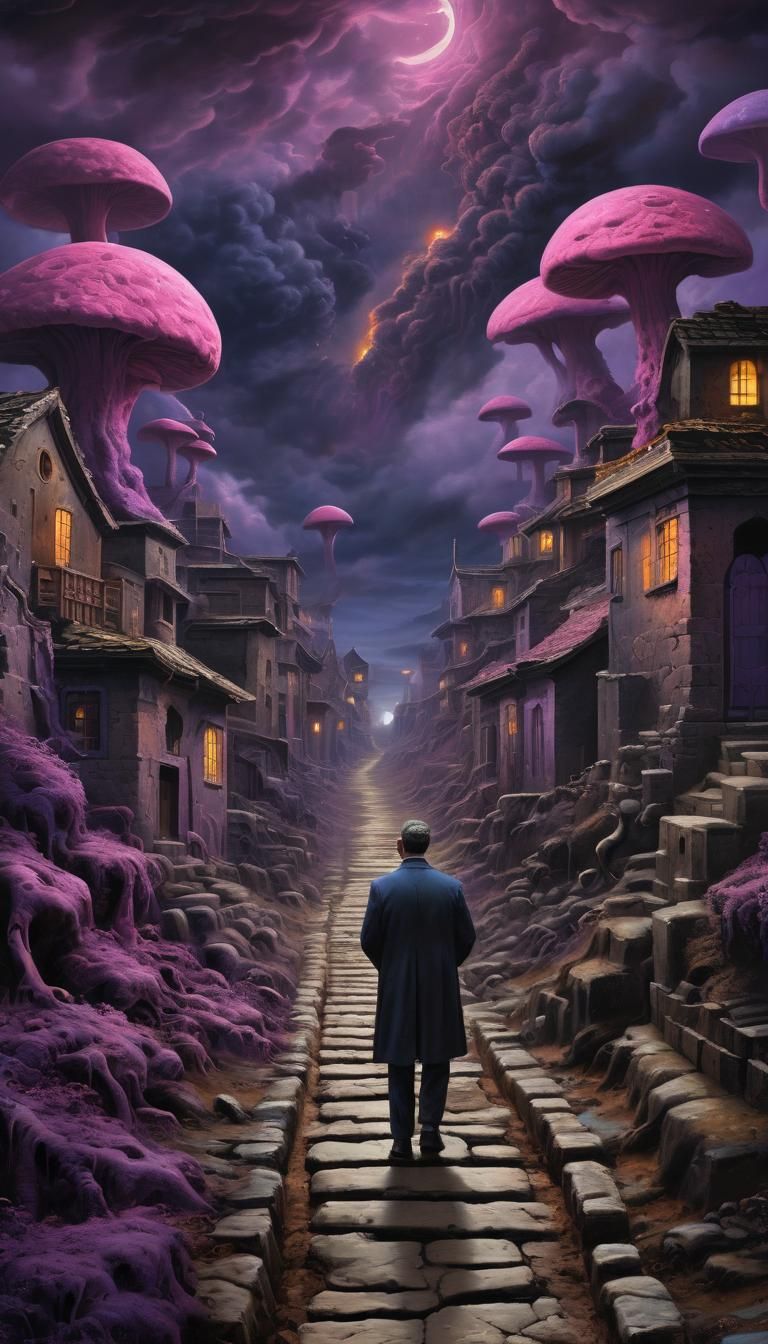 Quaoar village where it's always midnight