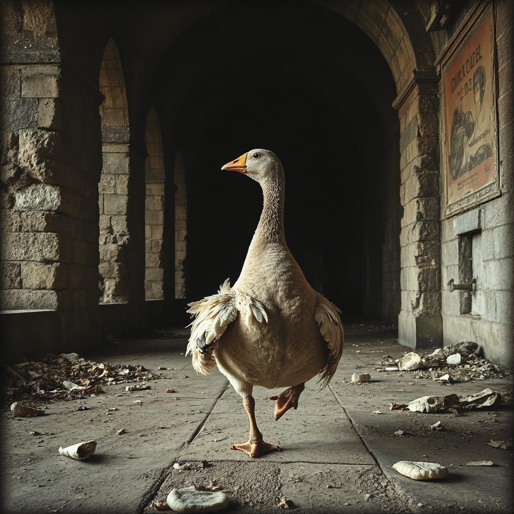 Ailing Goose at Aqueduct: Goya and Barlach