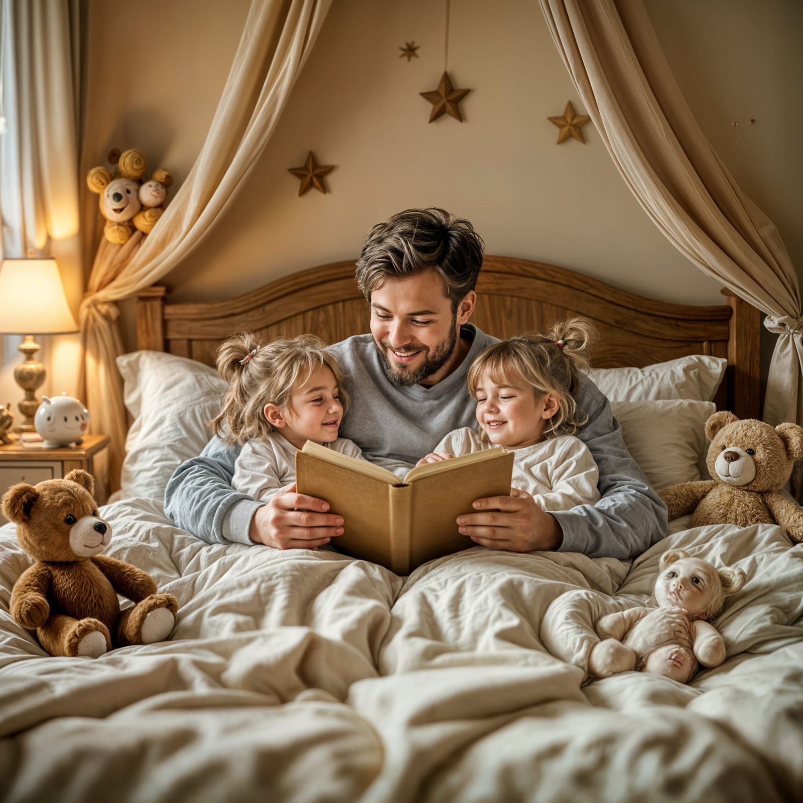 Cozy Bedtime Story: A Heartwarming Children's Illustration