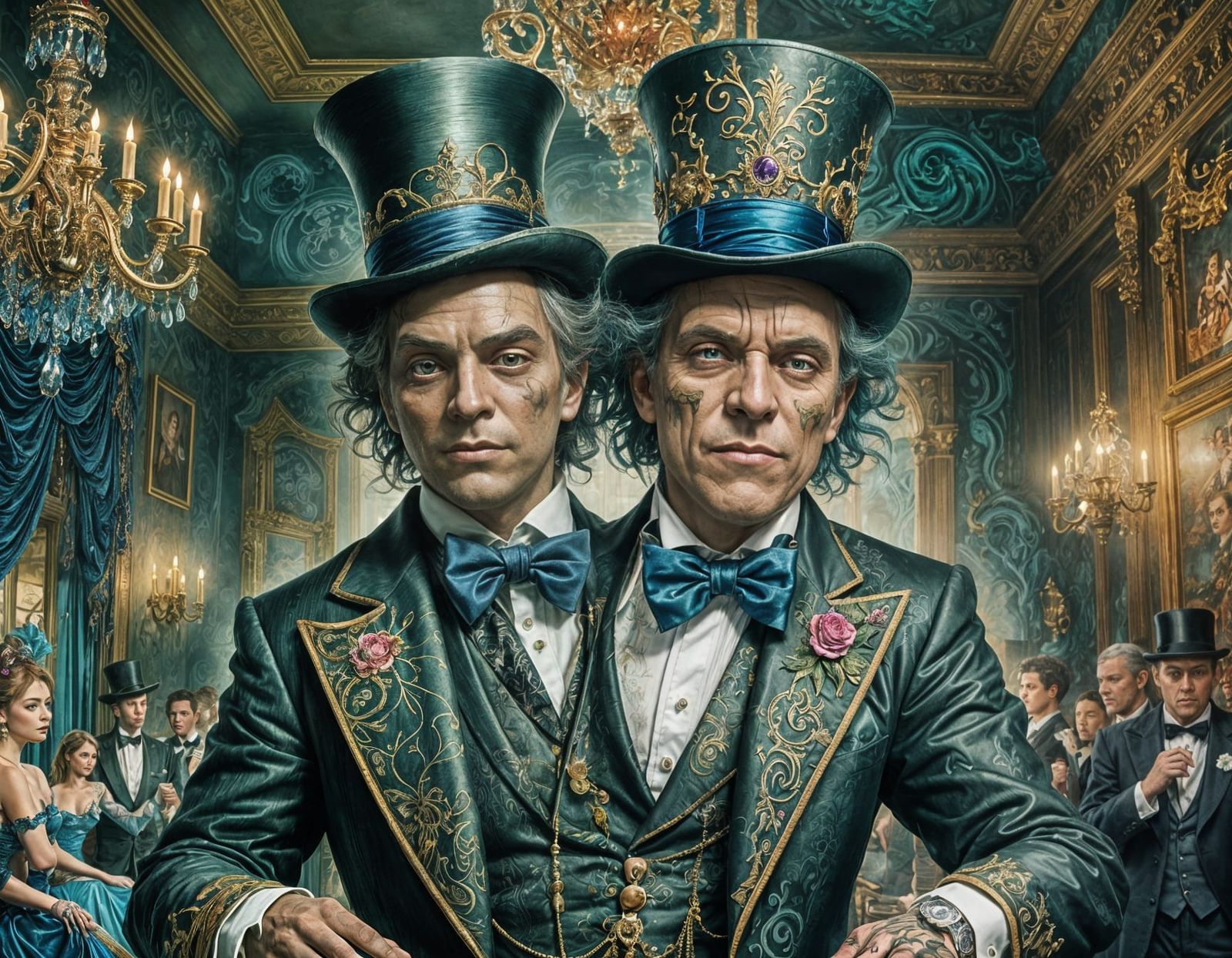 Disfigured Monster Portrait in Whimsical Fairytale Style