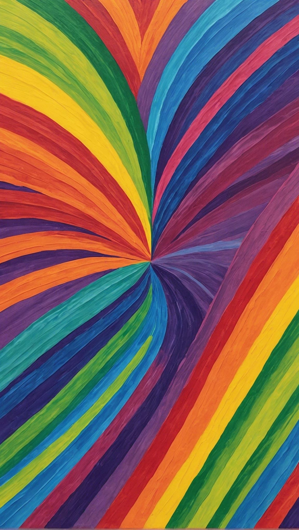 Radiant Abstract Art Celebrating Pride and Love