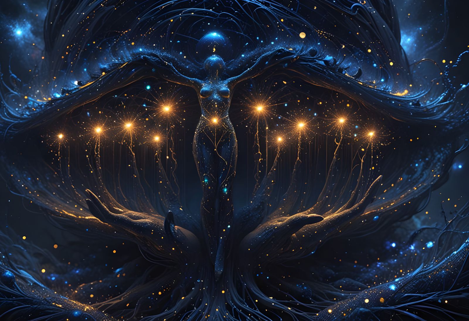 Cosmic Entity Weaving Neural Network Sphere