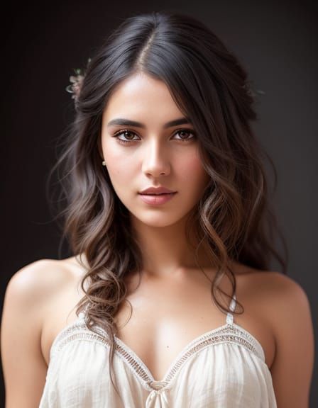 AI Generated Image of a Brunette