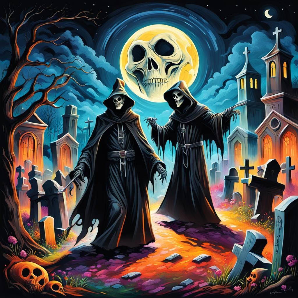 Graffiti Art: Reaper and Doctor Dance