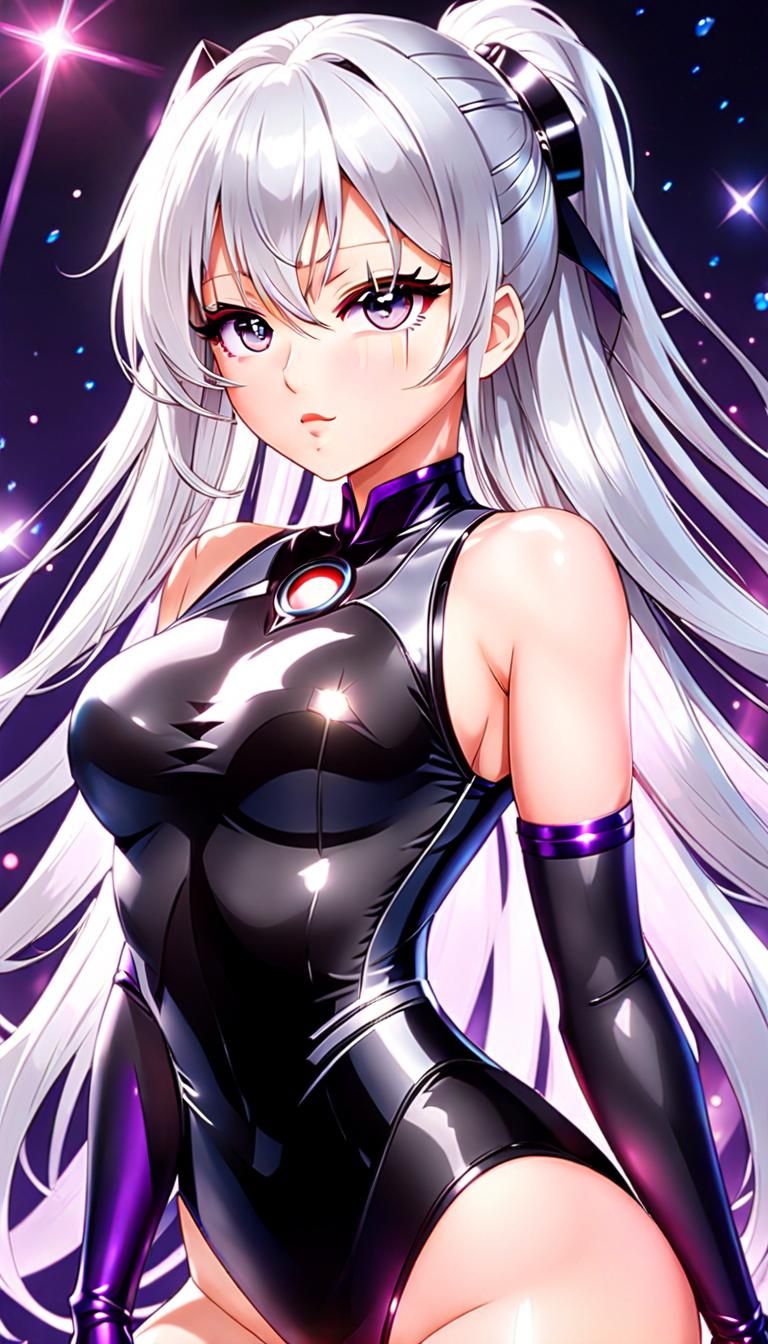 Anime Heroine in Revealing Leotard