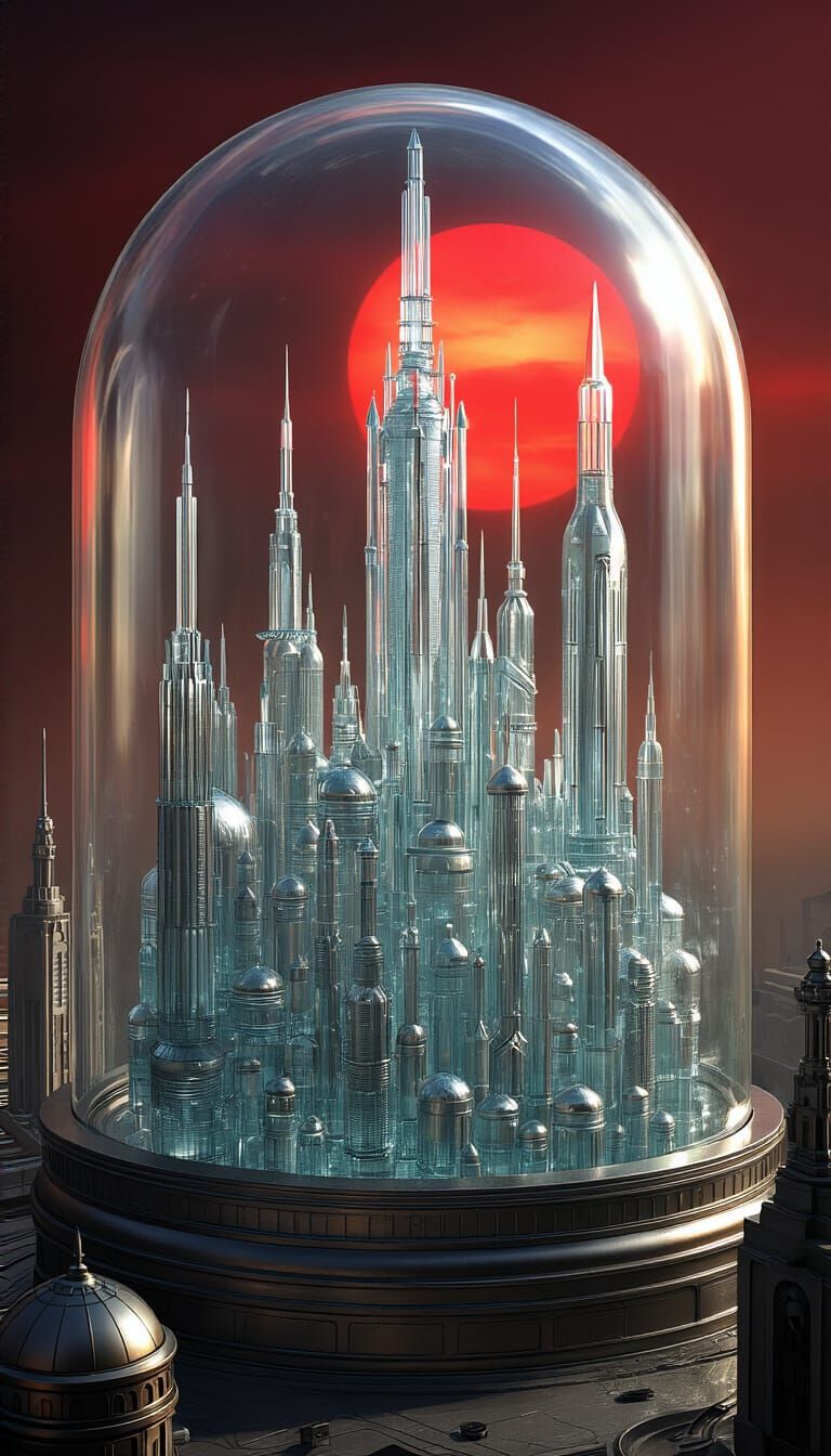 Kandor: Superman's Bottle City in Hyper-Realistic Detail