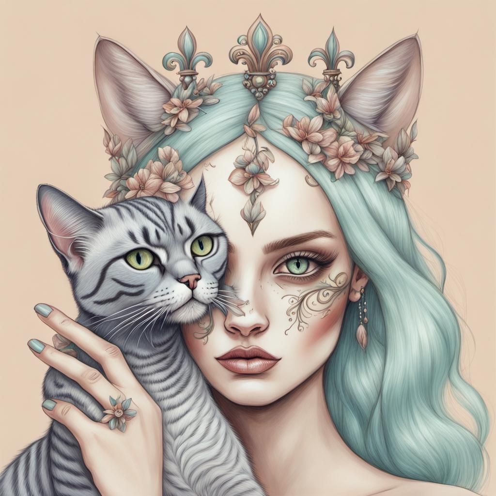 Lyra and her Cat