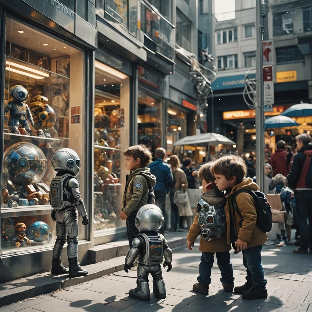 Futuristic Toy Captivates Kids in Alternative Universe