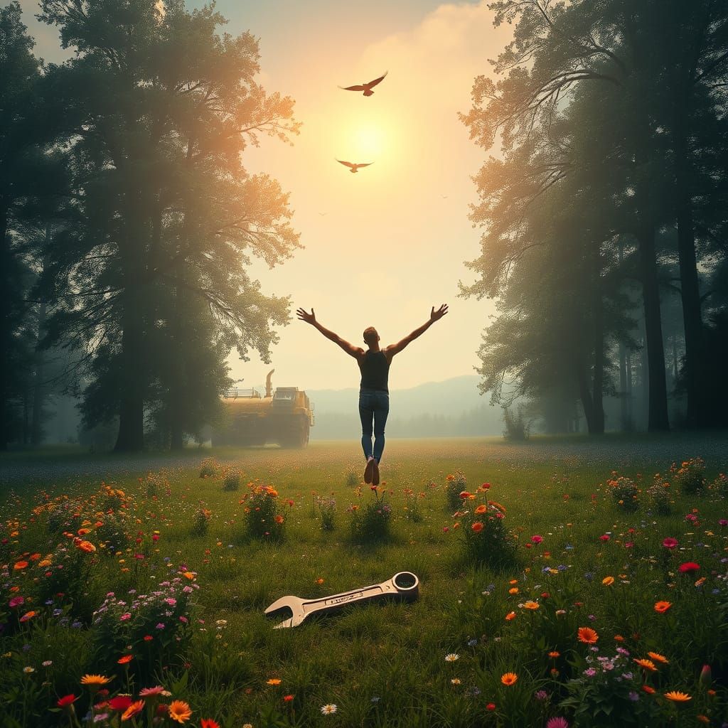 Ethereal Landscape of Inner Peace