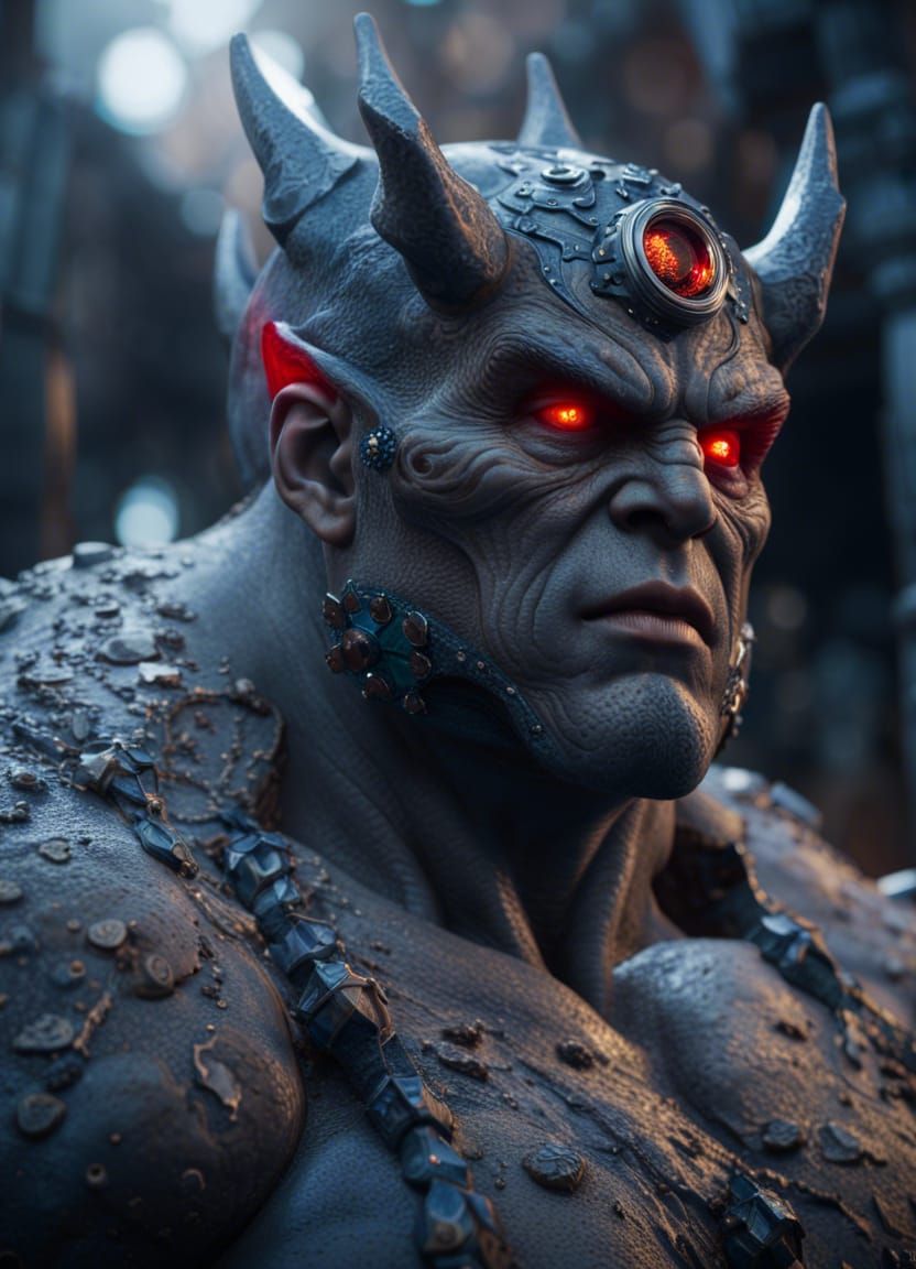 Detailed Photorealistic Cyclops Concept Art in 8K