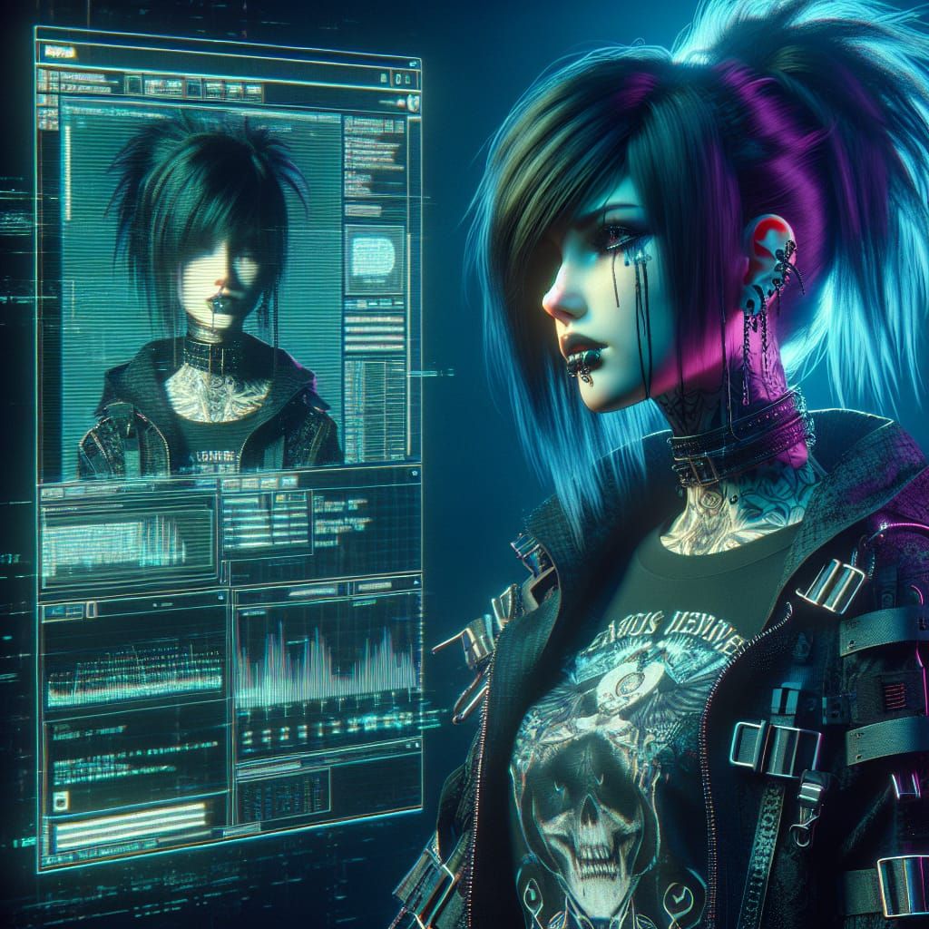 EMO woman on the innernets