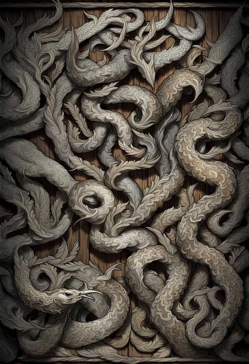 Silver-Tipped Viper in Darkness