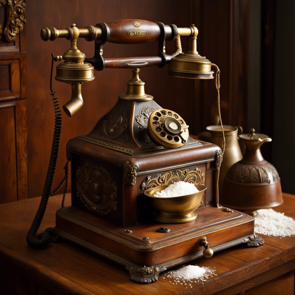 I called the bakery but the only answer was the flour box