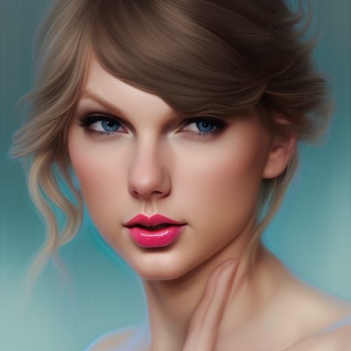 Pastel Portrait in Trending Digital Art Style