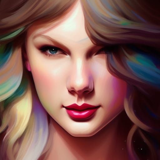 Pastel Portrait with Volumetric Lighting