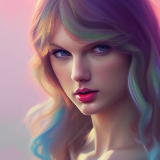 Pastel Portrait with Dynamic Lighting in 8K